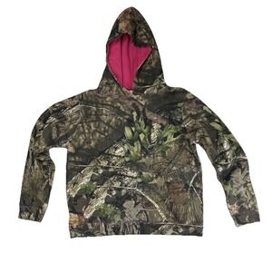 Mossy Oak Country Women's Camouflage Hoodie Hunting Outdoors Thrashed Size M